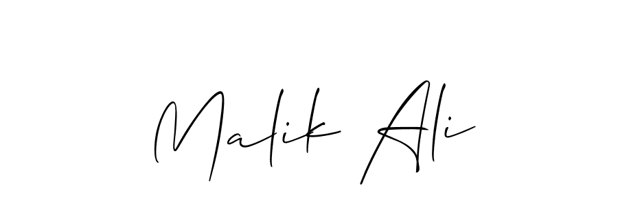 Once you've used our free online signature maker to create your best signature Allison_Script style, it's time to enjoy all of the benefits that Malik Ali name signing documents. Malik Ali signature style 2 images and pictures png