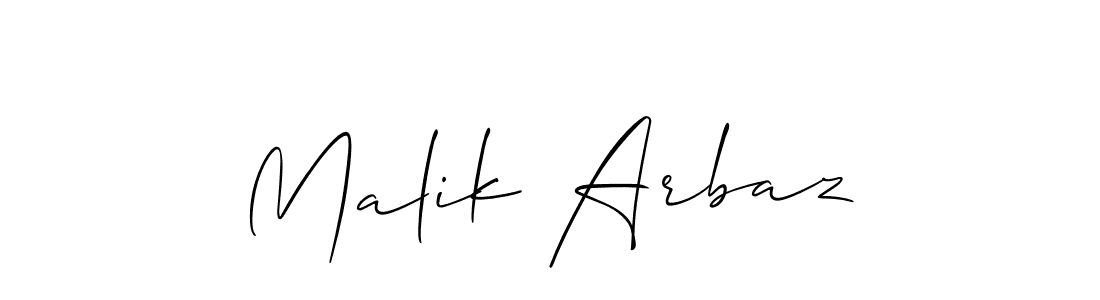 if you are searching for the best signature style for your name Malik Arbaz. so please give up your signature search. here we have designed multiple signature styles  using Allison_Script. Malik Arbaz signature style 2 images and pictures png