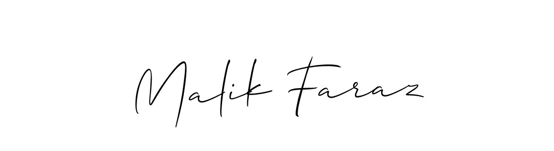 The best way (Allison_Script) to make a short signature is to pick only two or three words in your name. The name Malik Faraz include a total of six letters. For converting this name. Malik Faraz signature style 2 images and pictures png