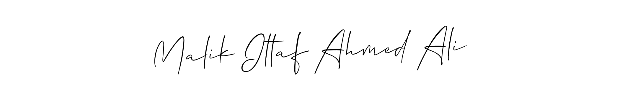 Malik Iltaf Ahmed Ali stylish signature style. Best Handwritten Sign (Allison_Script) for my name. Handwritten Signature Collection Ideas for my name Malik Iltaf Ahmed Ali. Malik Iltaf Ahmed Ali signature style 2 images and pictures png