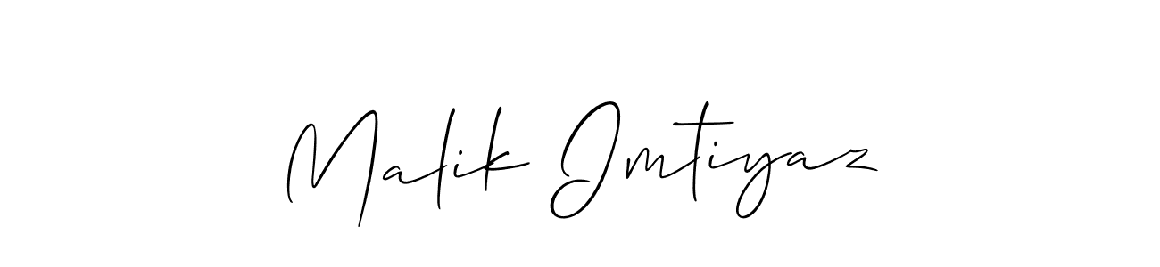 How to Draw Malik Imtiyaz signature style? Allison_Script is a latest design signature styles for name Malik Imtiyaz. Malik Imtiyaz signature style 2 images and pictures png