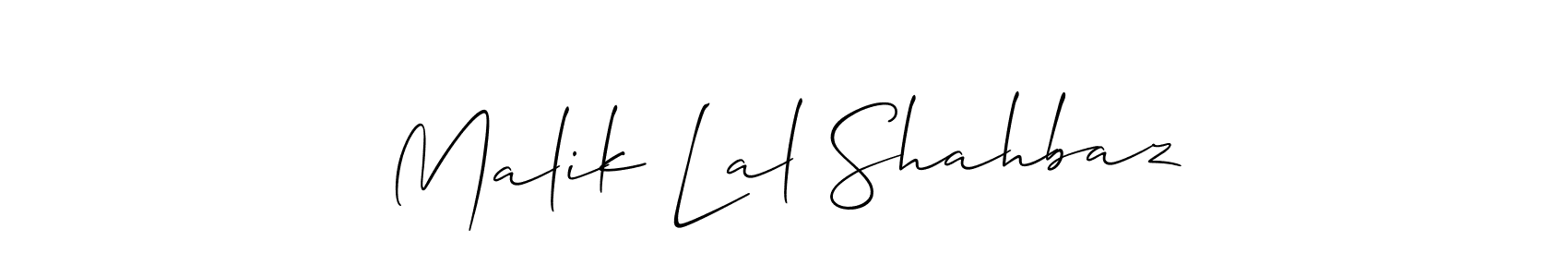 Malik Lal Shahbaz stylish signature style. Best Handwritten Sign (Allison_Script) for my name. Handwritten Signature Collection Ideas for my name Malik Lal Shahbaz. Malik Lal Shahbaz signature style 2 images and pictures png