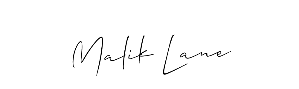 Similarly Allison_Script is the best handwritten signature design. Signature creator online .You can use it as an online autograph creator for name Malik Lane. Malik Lane signature style 2 images and pictures png
