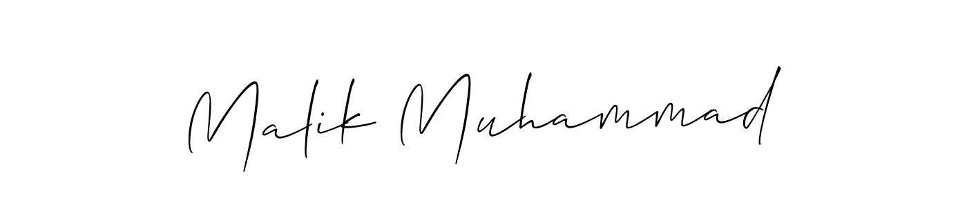 Similarly Allison_Script is the best handwritten signature design. Signature creator online .You can use it as an online autograph creator for name Malik Muhammad. Malik Muhammad signature style 2 images and pictures png