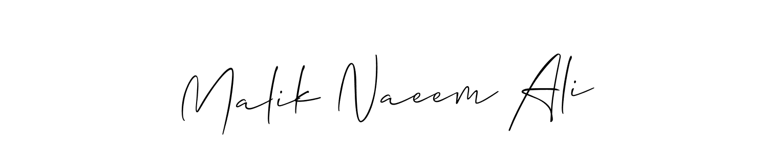You can use this online signature creator to create a handwritten signature for the name Malik Naeem Ali. This is the best online autograph maker. Malik Naeem Ali signature style 2 images and pictures png