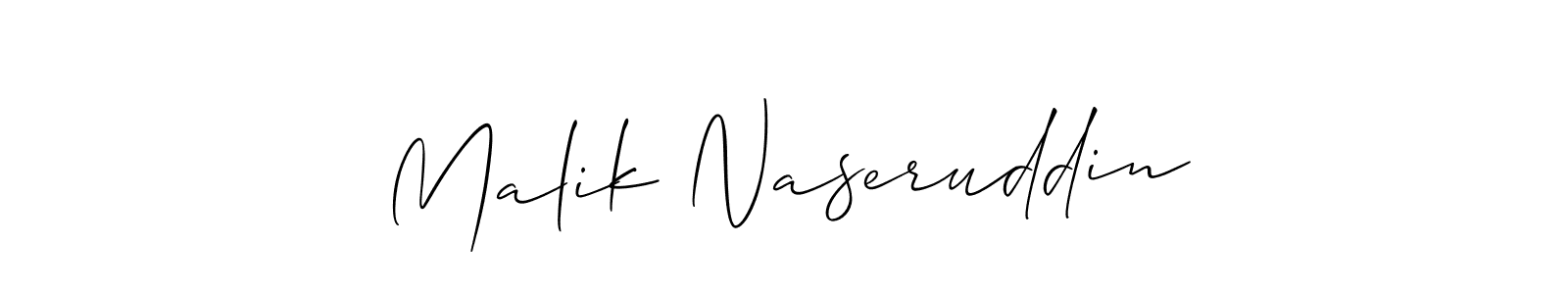 This is the best signature style for the Malik Naseruddin name. Also you like these signature font (Allison_Script). Mix name signature. Malik Naseruddin signature style 2 images and pictures png