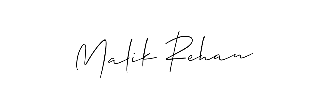 Similarly Allison_Script is the best handwritten signature design. Signature creator online .You can use it as an online autograph creator for name Malik Rehan. Malik Rehan signature style 2 images and pictures png