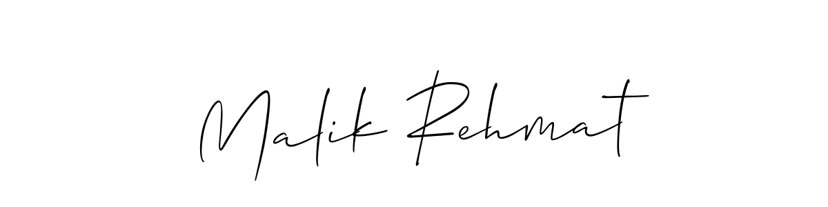 Once you've used our free online signature maker to create your best signature Allison_Script style, it's time to enjoy all of the benefits that Malik Rehmat name signing documents. Malik Rehmat signature style 2 images and pictures png