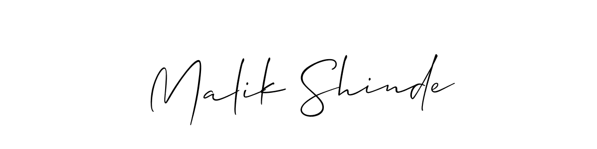You should practise on your own different ways (Allison_Script) to write your name (Malik Shinde) in signature. don't let someone else do it for you. Malik Shinde signature style 2 images and pictures png