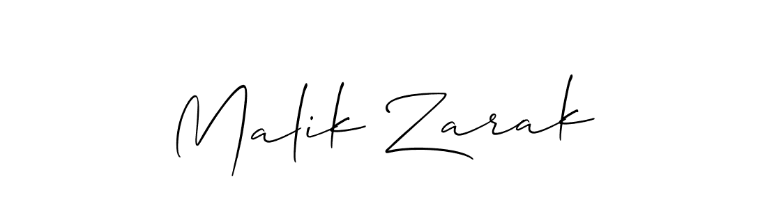 Once you've used our free online signature maker to create your best signature Allison_Script style, it's time to enjoy all of the benefits that Malik Zarak name signing documents. Malik Zarak signature style 2 images and pictures png