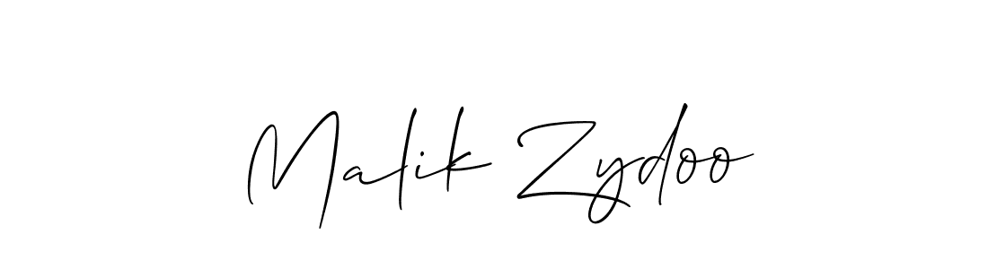 It looks lik you need a new signature style for name Malik Zydoo. Design unique handwritten (Allison_Script) signature with our free signature maker in just a few clicks. Malik Zydoo signature style 2 images and pictures png