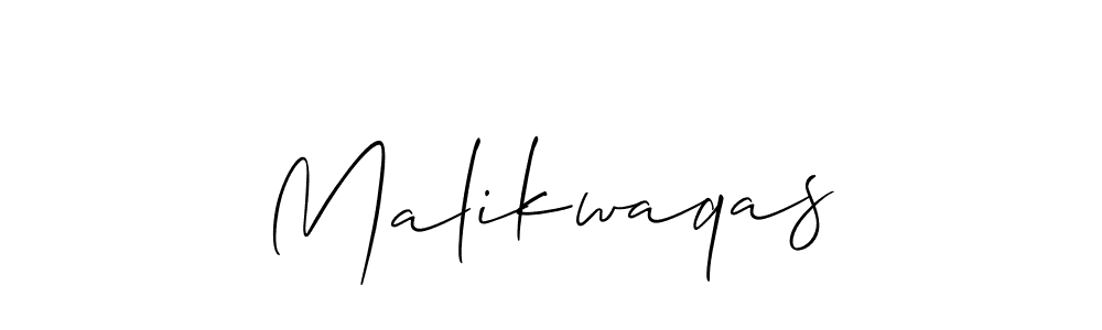 Malikwaqas stylish signature style. Best Handwritten Sign (Allison_Script) for my name. Handwritten Signature Collection Ideas for my name Malikwaqas. Malikwaqas signature style 2 images and pictures png