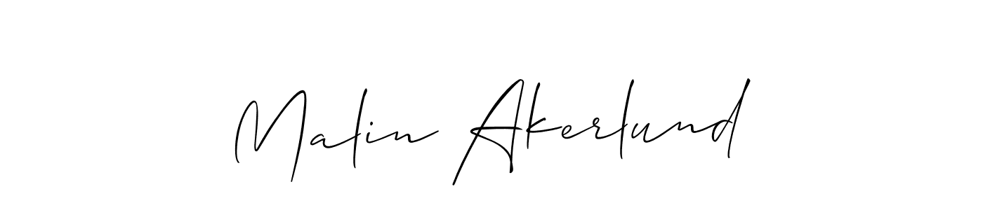 Allison_Script is a professional signature style that is perfect for those who want to add a touch of class to their signature. It is also a great choice for those who want to make their signature more unique. Get Malin Akerlund name to fancy signature for free. Malin Akerlund signature style 2 images and pictures png