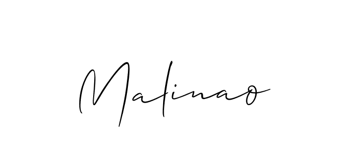 Best and Professional Signature Style for Malinao. Allison_Script Best Signature Style Collection. Malinao signature style 2 images and pictures png