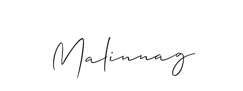 Also we have Malinnag name is the best signature style. Create professional handwritten signature collection using Allison_Script autograph style. Malinnag signature style 2 images and pictures png