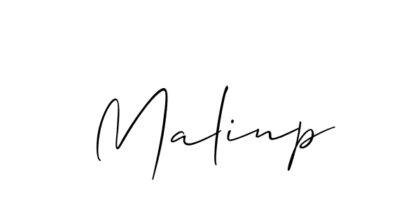 Once you've used our free online signature maker to create your best signature Allison_Script style, it's time to enjoy all of the benefits that Malinp name signing documents. Malinp signature style 2 images and pictures png