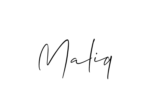 Make a beautiful signature design for name Maliq. Use this online signature maker to create a handwritten signature for free. Maliq signature style 2 images and pictures png