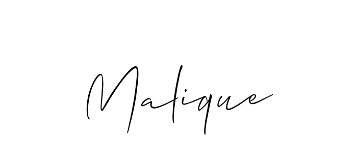 if you are searching for the best signature style for your name Malique. so please give up your signature search. here we have designed multiple signature styles  using Allison_Script. Malique signature style 2 images and pictures png