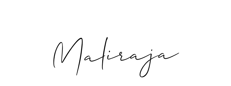 It looks lik you need a new signature style for name Maliraja. Design unique handwritten (Allison_Script) signature with our free signature maker in just a few clicks. Maliraja signature style 2 images and pictures png