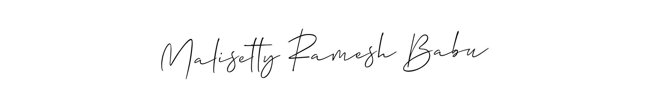 How to Draw Malisetty Ramesh Babu signature style? Allison_Script is a latest design signature styles for name Malisetty Ramesh Babu. Malisetty Ramesh Babu signature style 2 images and pictures png