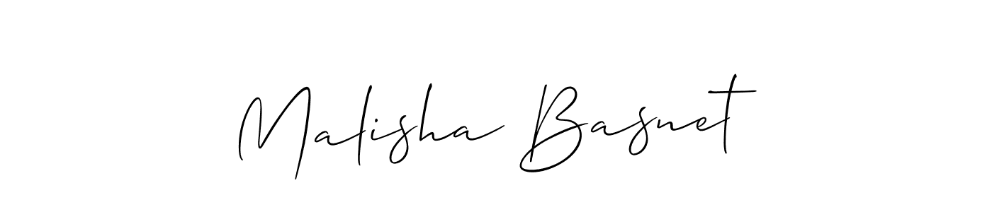 if you are searching for the best signature style for your name Malisha Basnet. so please give up your signature search. here we have designed multiple signature styles  using Allison_Script. Malisha Basnet signature style 2 images and pictures png