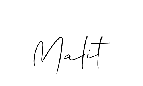 How to Draw Malit signature style? Allison_Script is a latest design signature styles for name Malit. Malit signature style 2 images and pictures png