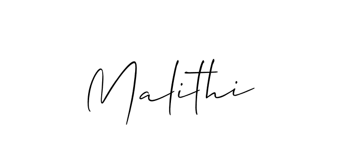 It looks lik you need a new signature style for name Malithi. Design unique handwritten (Allison_Script) signature with our free signature maker in just a few clicks. Malithi signature style 2 images and pictures png