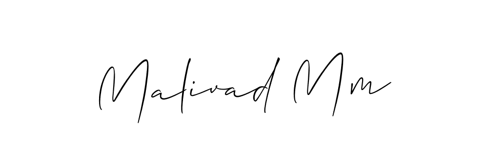 Similarly Allison_Script is the best handwritten signature design. Signature creator online .You can use it as an online autograph creator for name Malivad Mm. Malivad Mm signature style 2 images and pictures png