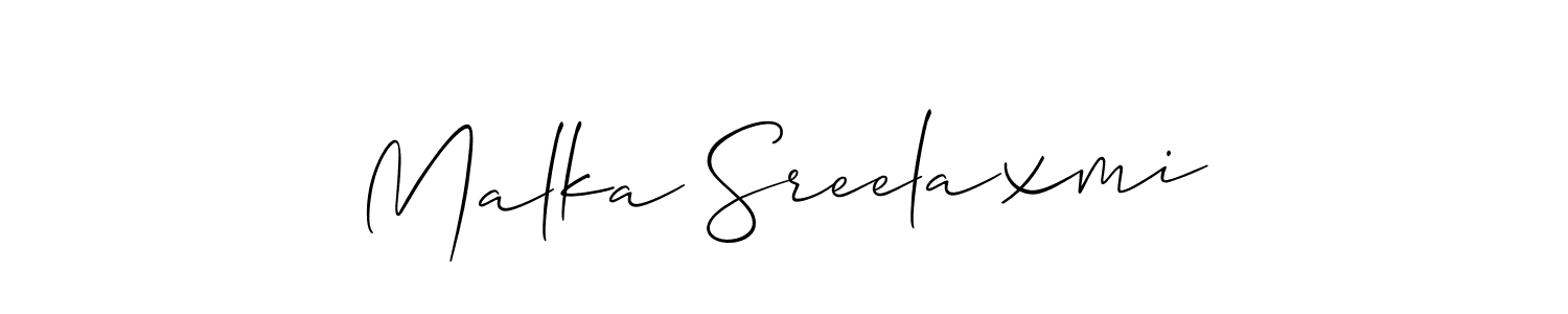 Here are the top 10 professional signature styles for the name Malka Sreelaxmi. These are the best autograph styles you can use for your name. Malka Sreelaxmi signature style 2 images and pictures png