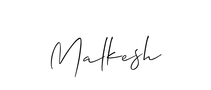 Best and Professional Signature Style for Malkesh. Allison_Script Best Signature Style Collection. Malkesh signature style 2 images and pictures png