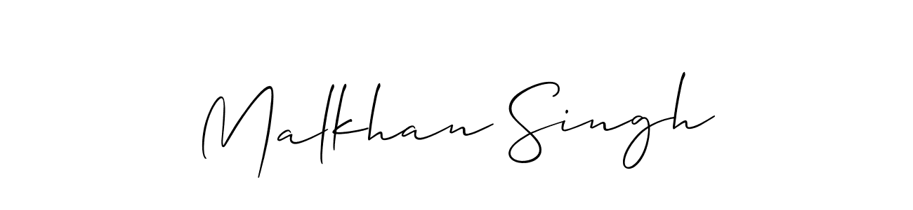 It looks lik you need a new signature style for name Malkhan Singh. Design unique handwritten (Allison_Script) signature with our free signature maker in just a few clicks. Malkhan Singh signature style 2 images and pictures png