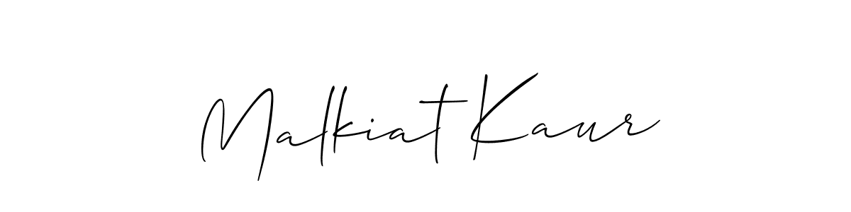Make a beautiful signature design for name Malkiat Kaur. Use this online signature maker to create a handwritten signature for free. Malkiat Kaur signature style 2 images and pictures png