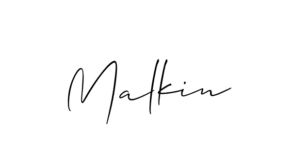 Best and Professional Signature Style for Malkin. Allison_Script Best Signature Style Collection. Malkin signature style 2 images and pictures png
