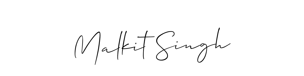 You should practise on your own different ways (Allison_Script) to write your name (Malkit Singh) in signature. don't let someone else do it for you. Malkit Singh signature style 2 images and pictures png