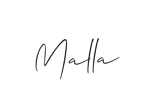 Make a short Malla signature style. Manage your documents anywhere anytime using Allison_Script. Create and add eSignatures, submit forms, share and send files easily. Malla signature style 2 images and pictures png