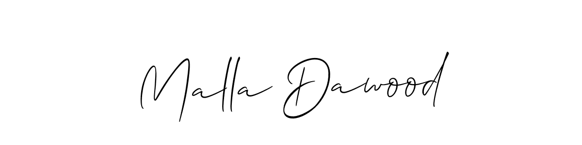 Best and Professional Signature Style for Malla Dawood. Allison_Script Best Signature Style Collection. Malla Dawood signature style 2 images and pictures png