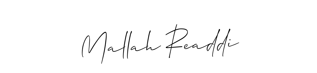Best and Professional Signature Style for Mallah Readdi. Allison_Script Best Signature Style Collection. Mallah Readdi signature style 2 images and pictures png