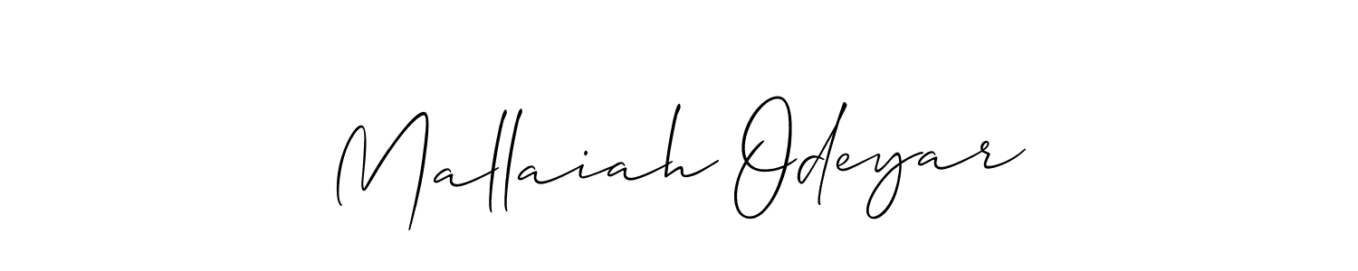 How to Draw Mallaiah Odeyar signature style? Allison_Script is a latest design signature styles for name Mallaiah Odeyar. Mallaiah Odeyar signature style 2 images and pictures png