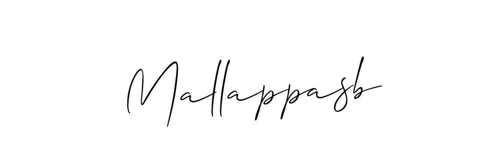 How to make Mallappasb signature? Allison_Script is a professional autograph style. Create handwritten signature for Mallappasb name. Mallappasb signature style 2 images and pictures png