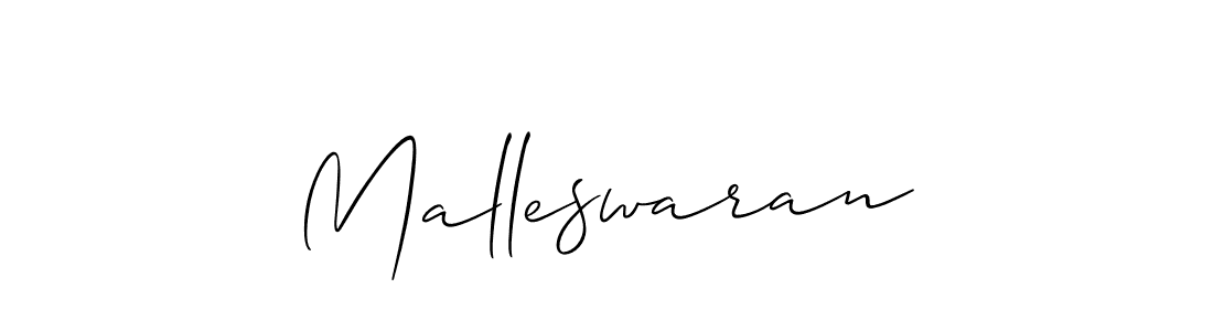 Make a beautiful signature design for name Malleswaran. Use this online signature maker to create a handwritten signature for free. Malleswaran signature style 2 images and pictures png