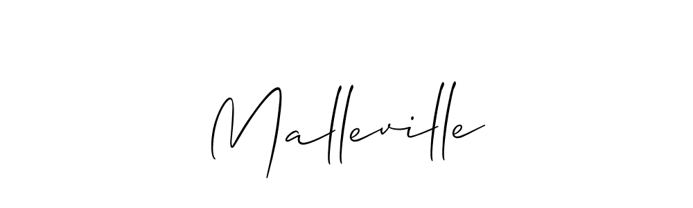 Also we have Malleville name is the best signature style. Create professional handwritten signature collection using Allison_Script autograph style. Malleville signature style 2 images and pictures png
