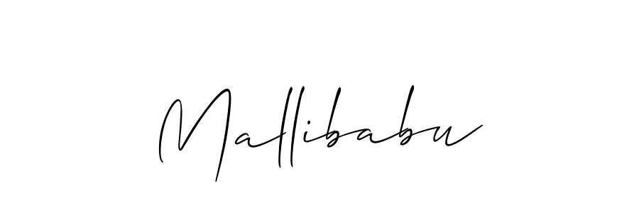 Similarly Allison_Script is the best handwritten signature design. Signature creator online .You can use it as an online autograph creator for name Mallibabu. Mallibabu signature style 2 images and pictures png