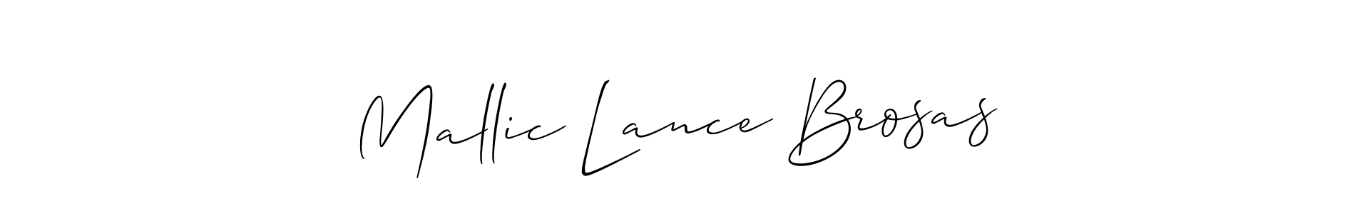 Here are the top 10 professional signature styles for the name Mallic Lance Brosas. These are the best autograph styles you can use for your name. Mallic Lance Brosas signature style 2 images and pictures png