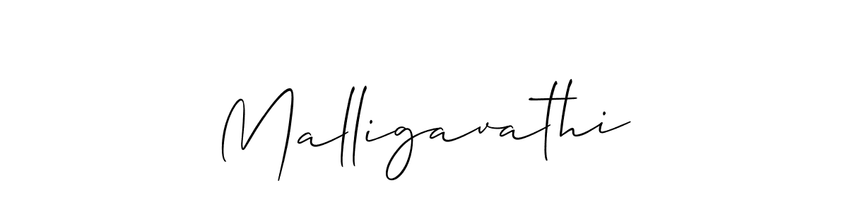 The best way (Allison_Script) to make a short signature is to pick only two or three words in your name. The name Malligavathi include a total of six letters. For converting this name. Malligavathi signature style 2 images and pictures png