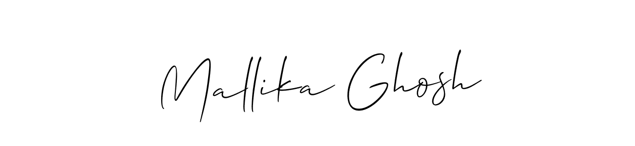 Best and Professional Signature Style for Mallika Ghosh. Allison_Script Best Signature Style Collection. Mallika Ghosh signature style 2 images and pictures png