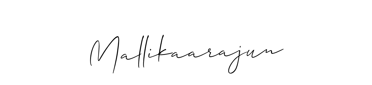 Make a beautiful signature design for name Mallikaarajun. With this signature (Allison_Script) style, you can create a handwritten signature for free. Mallikaarajun signature style 2 images and pictures png