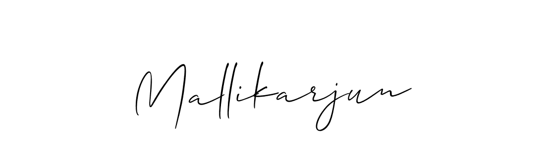 Use a signature maker to create a handwritten signature online. With this signature software, you can design (Allison_Script) your own signature for name Mallikarjun. Mallikarjun signature style 2 images and pictures png