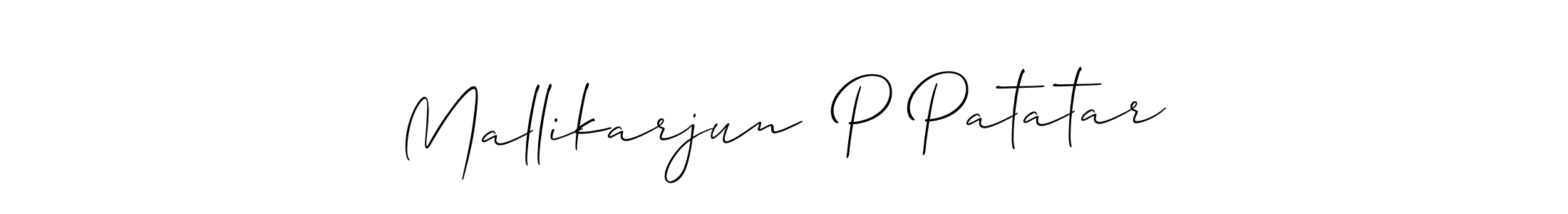 Make a beautiful signature design for name Mallikarjun  P Patatar. Use this online signature maker to create a handwritten signature for free. Mallikarjun  P Patatar signature style 2 images and pictures png