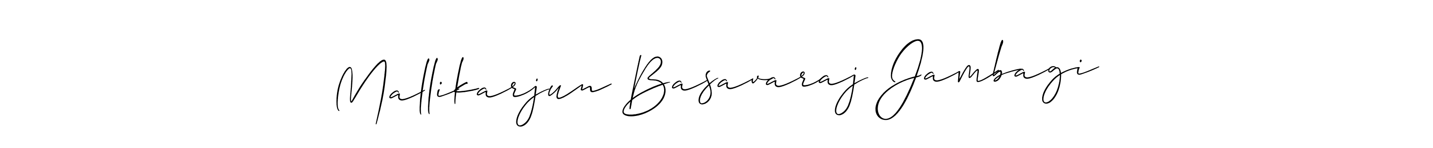 Use a signature maker to create a handwritten signature online. With this signature software, you can design (Allison_Script) your own signature for name Mallikarjun Basavaraj Jambagi. Mallikarjun Basavaraj Jambagi signature style 2 images and pictures png