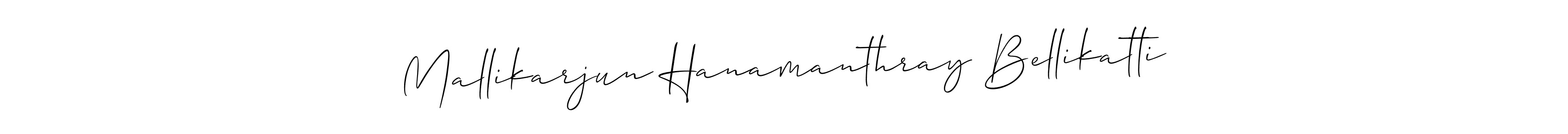 Also You can easily find your signature by using the search form. We will create Mallikarjun Hanamanthray Bellikatti name handwritten signature images for you free of cost using Allison_Script sign style. Mallikarjun Hanamanthray Bellikatti signature style 2 images and pictures png